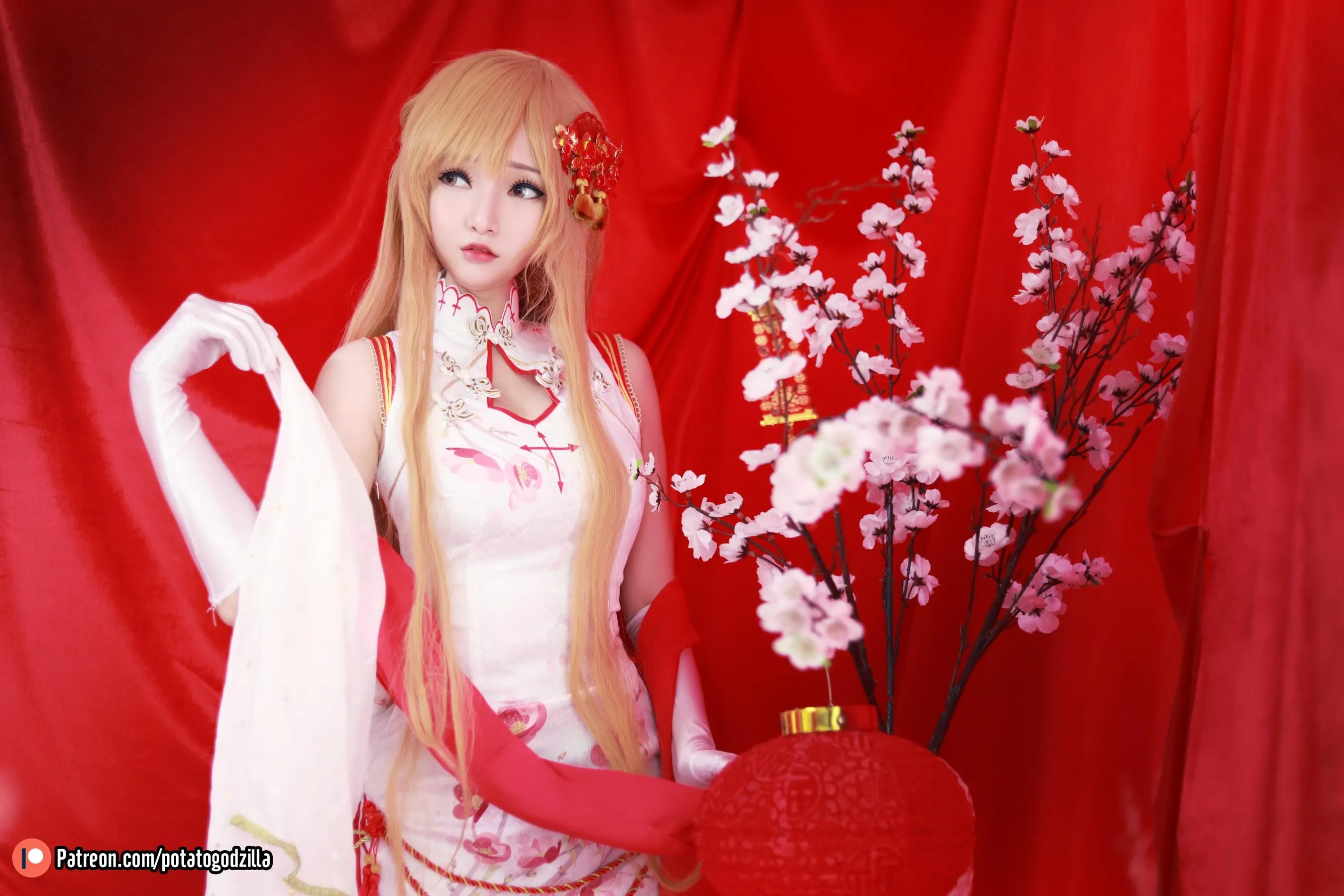 Potato Godzilla – NO.73 Asuna Yuuki Qipao [53P]插图9